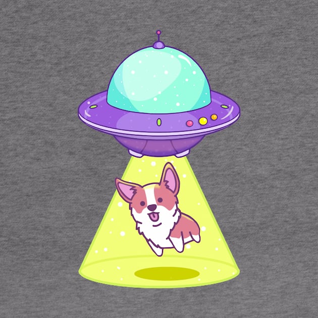 Dog Abduction - Alien Spaceship by SpellsSell